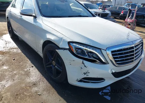 2017 Mercedes-Benz S 550 4Matic из США, поврежденный, VIN WDDUG8FB6HA313666